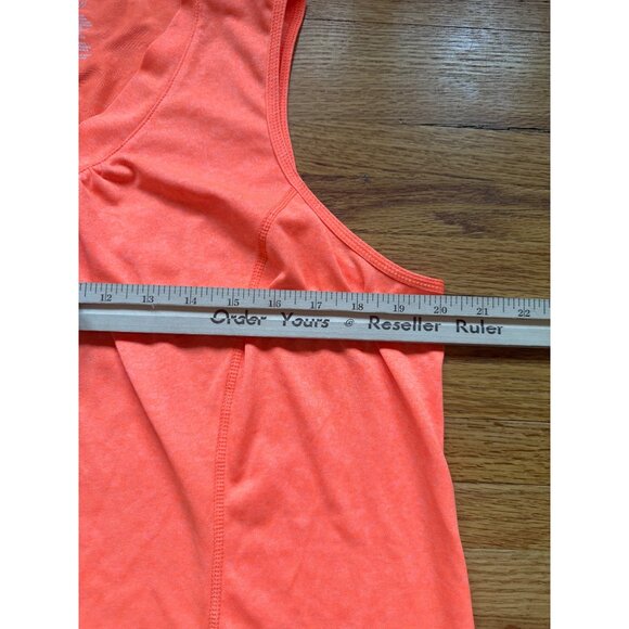 Danskin Now Womens Coral Sleeveless Activewear Tank Top 1X (16W) Polyester Light - Picture 3 of 6